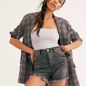 FREE PEOPLE CRVY VINTAGE DISTRESSED SHORTS